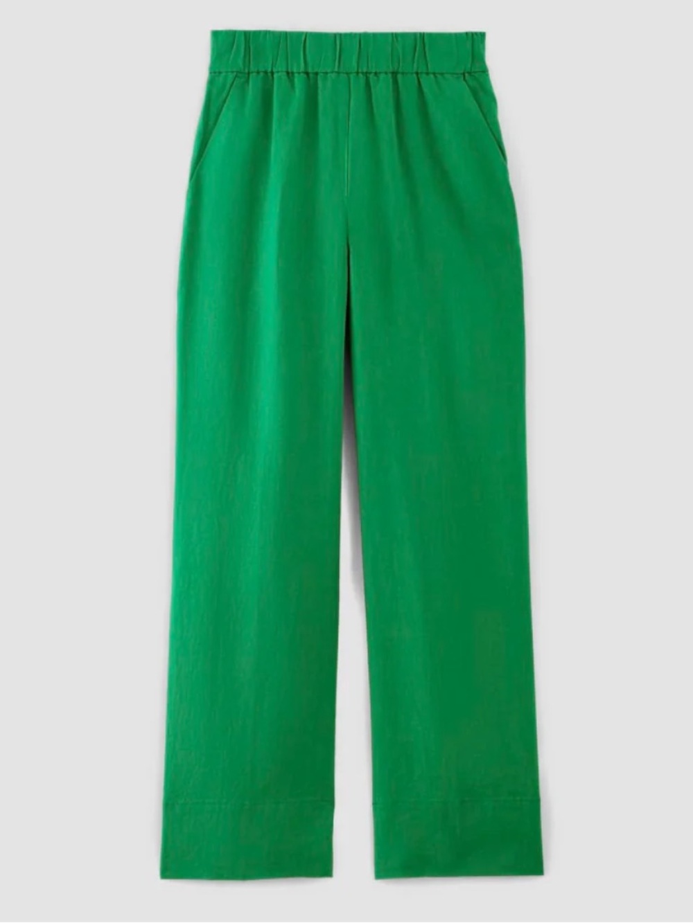 Everlane Linen Easy Pant — Grass Green